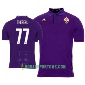 Koszulka ACF Fiorentina Cyril Thereau 77  Domowe Stroje Piłkarskie 2018-2019 Krótki Rękaw